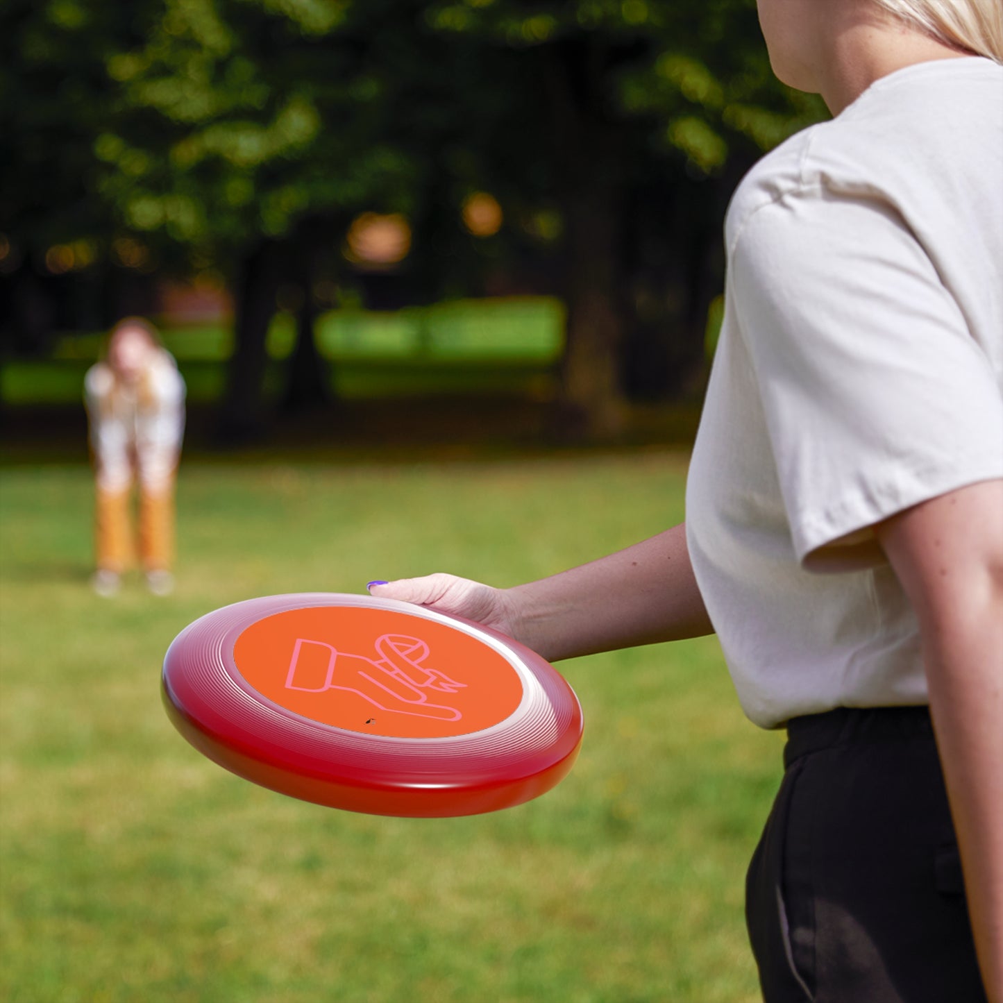 Frisbee: Fight Cancer Orange