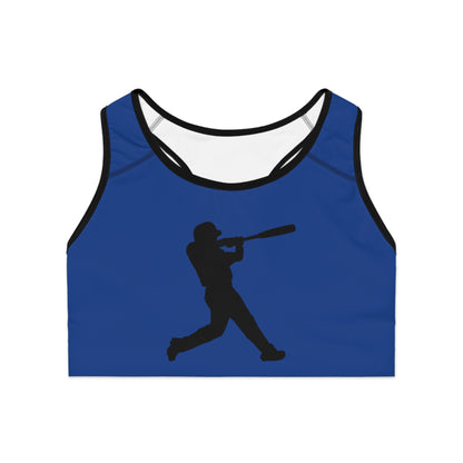 Sports Bra: Baseball Dark Blue