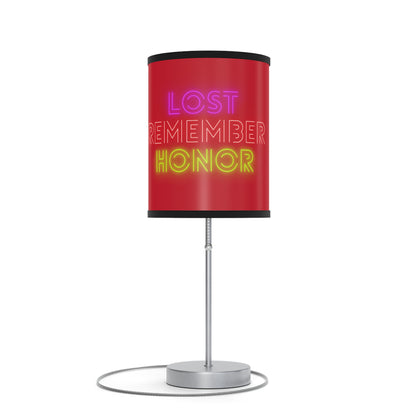 Lamp on a Stand, US|CA plug: Lost Remember Honor Dark Red