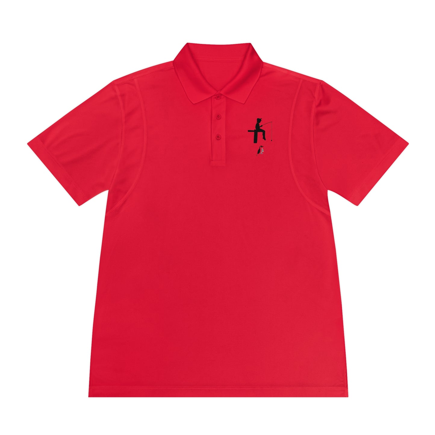 Men's Sport Polo Shirt: Fishing #2