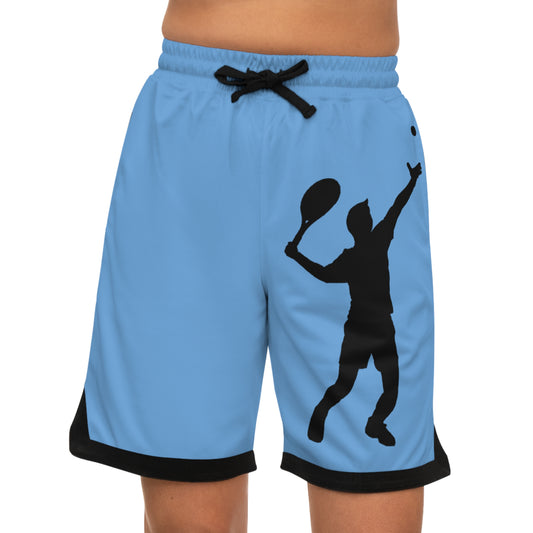 Basketball Rib Shorts: Tennis Lite Blue