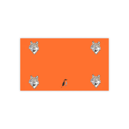 Post-it® Note Pads: Wolves Orange