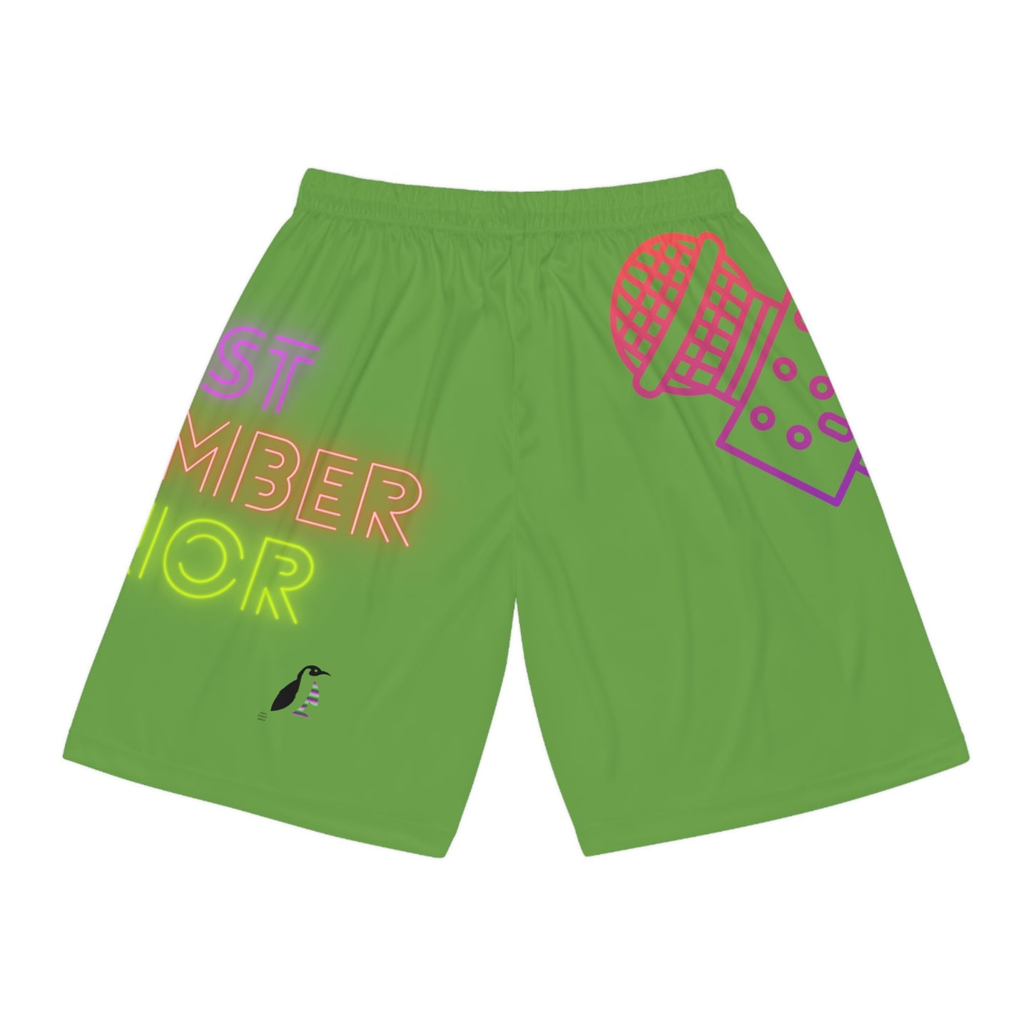 Basketball Shorts: Music Green