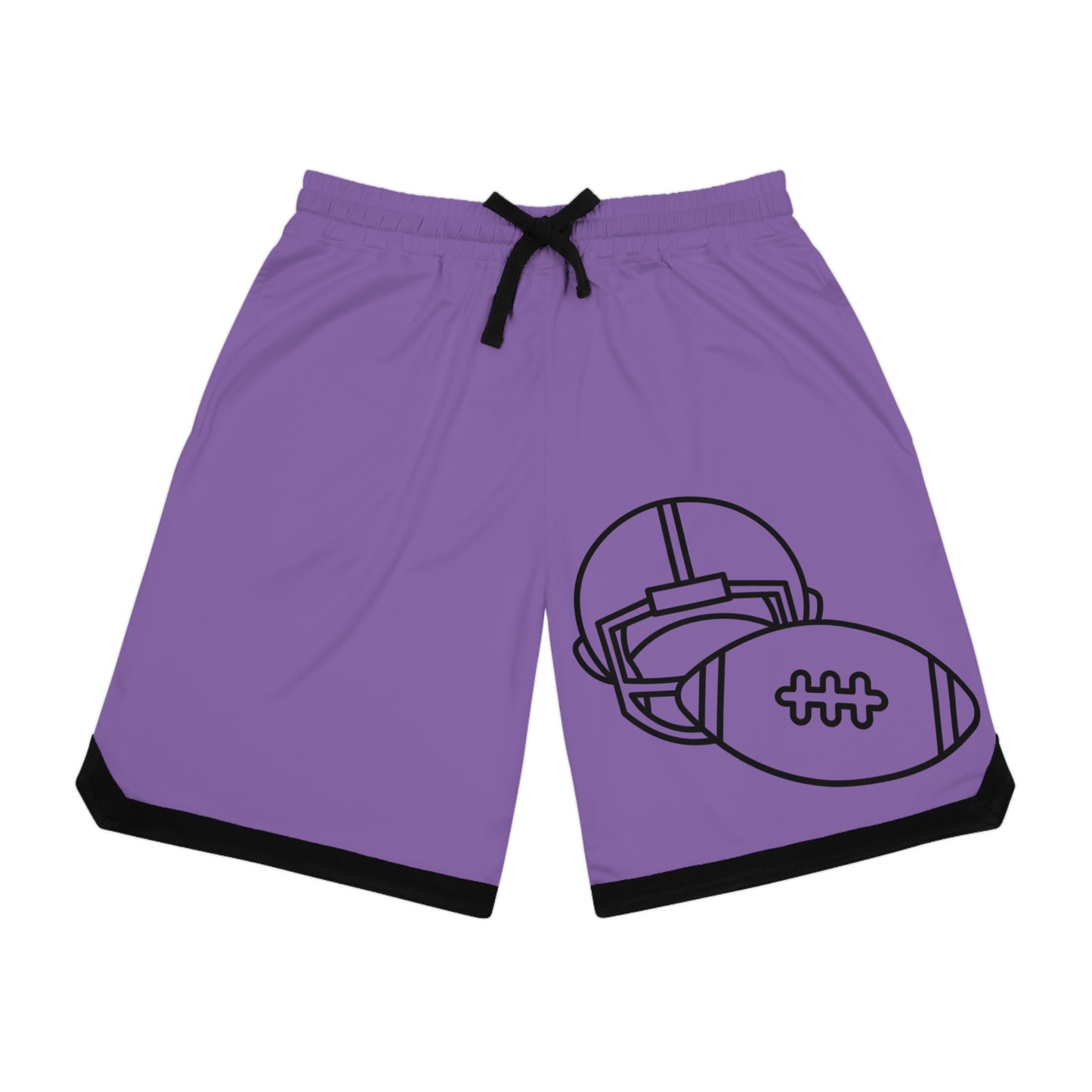 Basketball Rib Shorts: Football Lite Purple