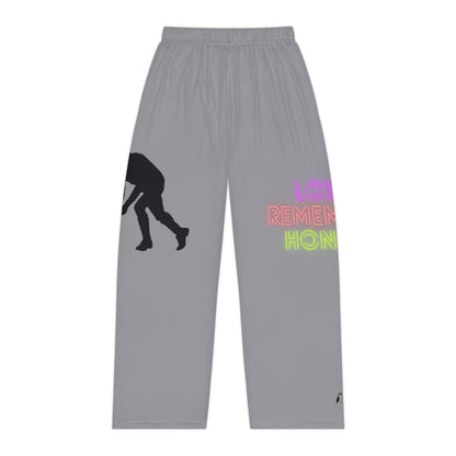 Pambabaeng Pajama Pantalon: Hockey Gray