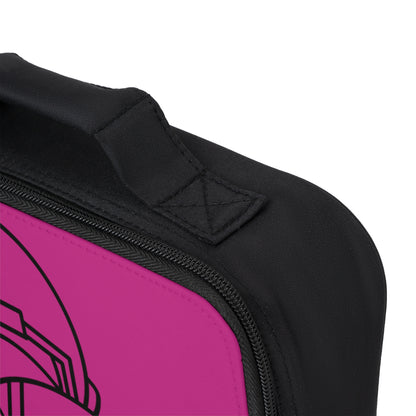 Lunch Bag: Football Pink