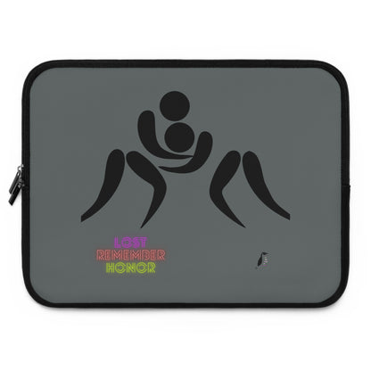 Laptop Sleeve: Wrestling Dark Grey