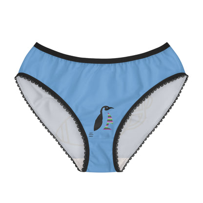 Women's Briefs: Football Lite Blue