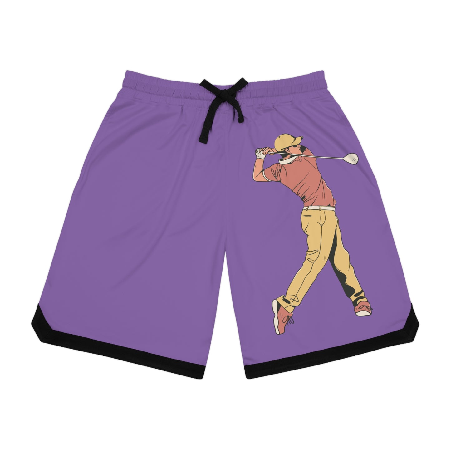 Basketball Rib Shorts: Golf Lite Purple