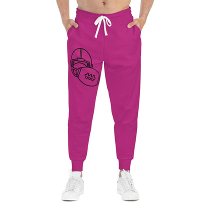 Athletic Joggers: Football Pink