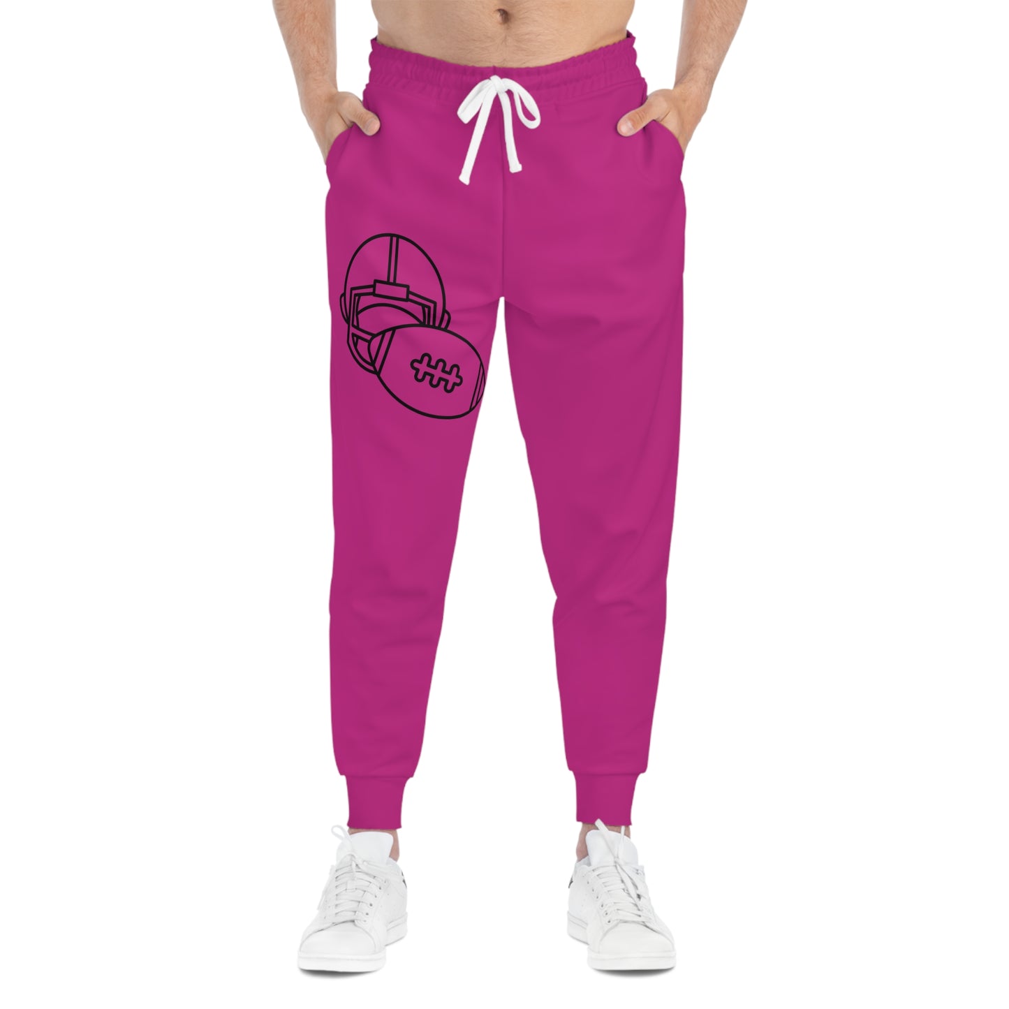 Athletic Joggers: Football Pink