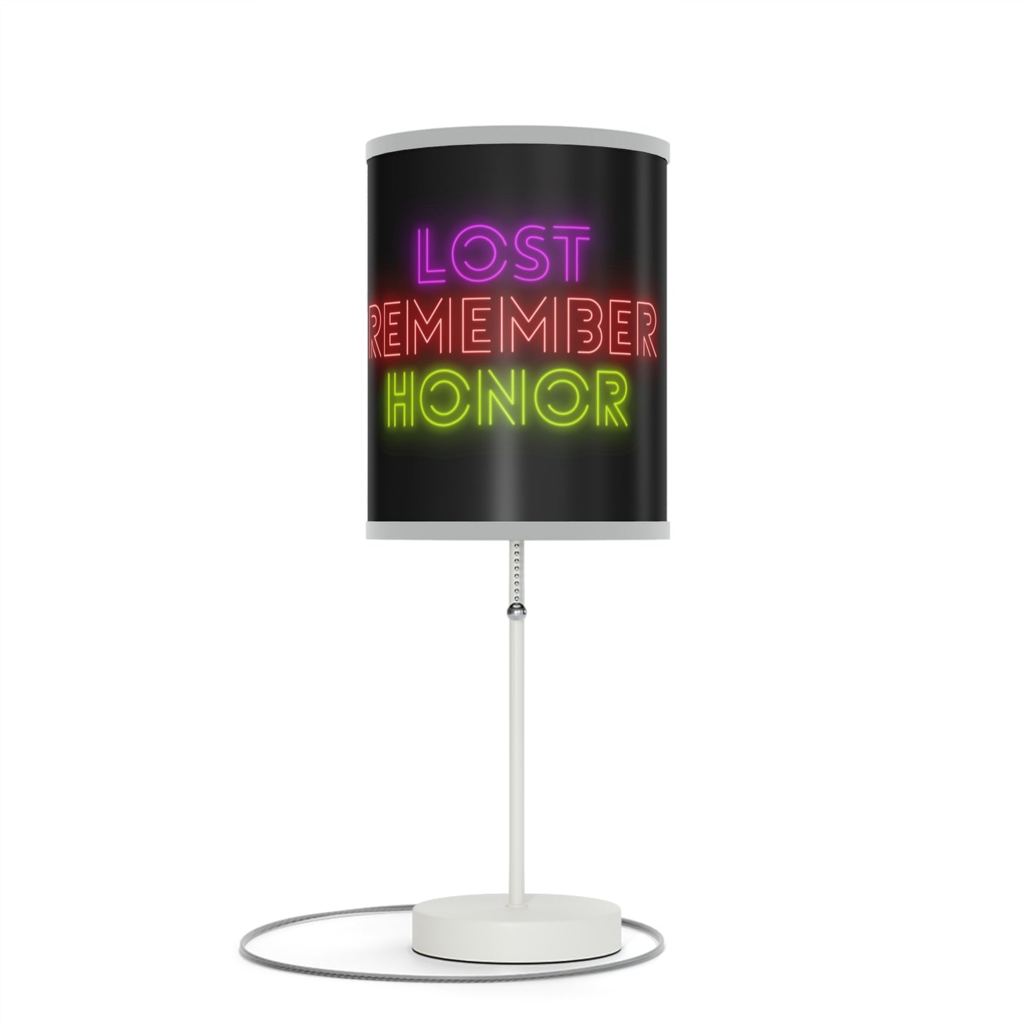 Lamp on a Stand, US|CA plug: Lost Remember Honor Black