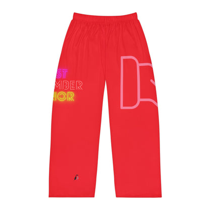 Men's Pajama Pants: Fight Cancer Red