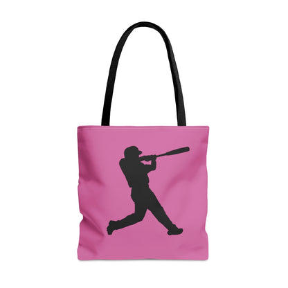 Tote Bag: Baseball Lite Pink