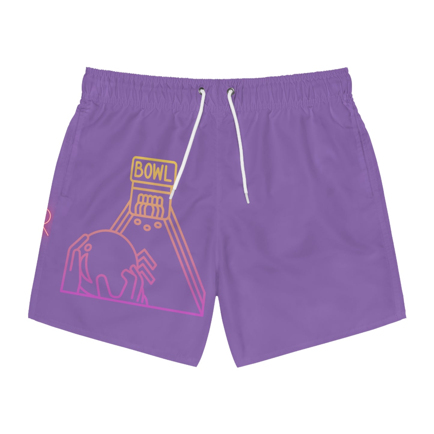 Swim Trunks: Bowling Lite Purple