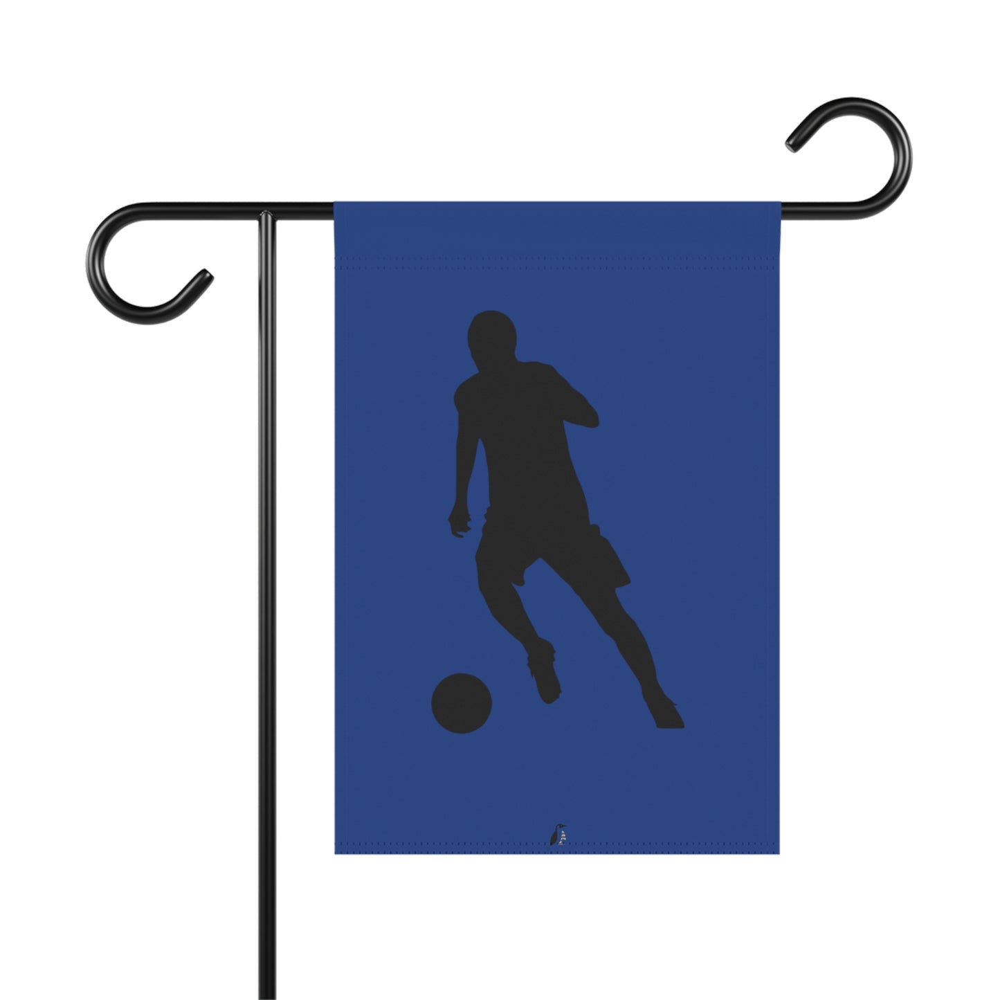 Garden & House Banner: Soccer Dark Blue