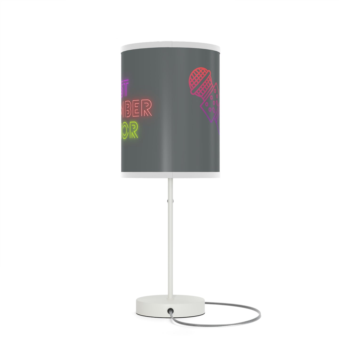 Lamp on a Stand, US|CA plug: Music Dark Grey 