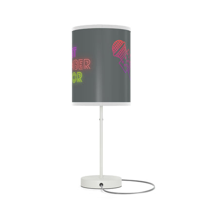 Lamp on a Stand, US|CA plug: Music Dark Grey