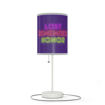 Lamp on a Stand, US|CA plug: Music Purple