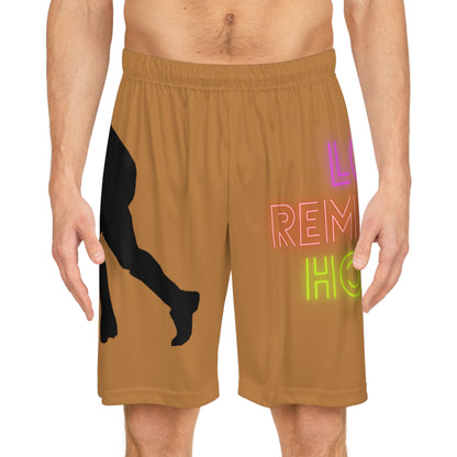 Basketball Shorts: Hockey Lite Brown