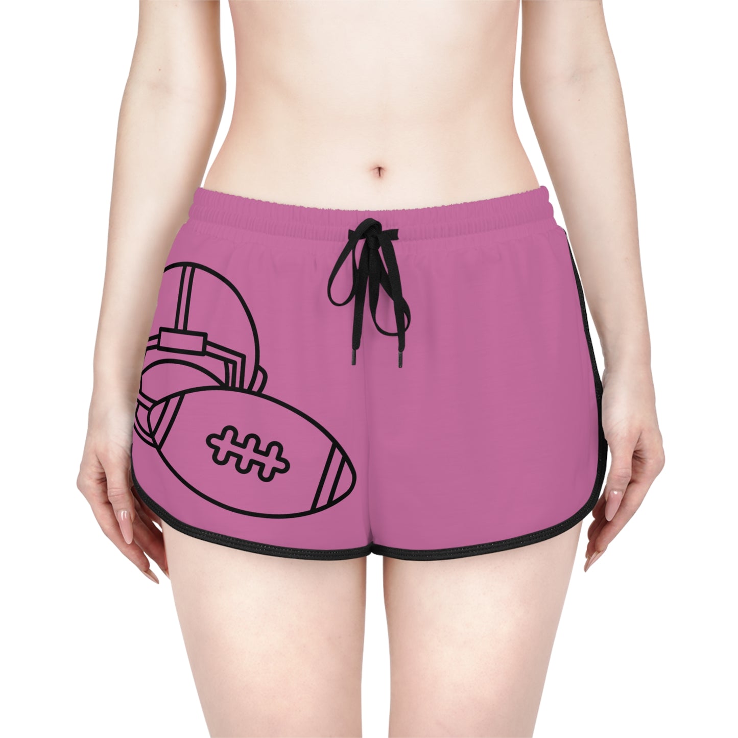 Women's Relaxed Shorts: Football Lite Pink