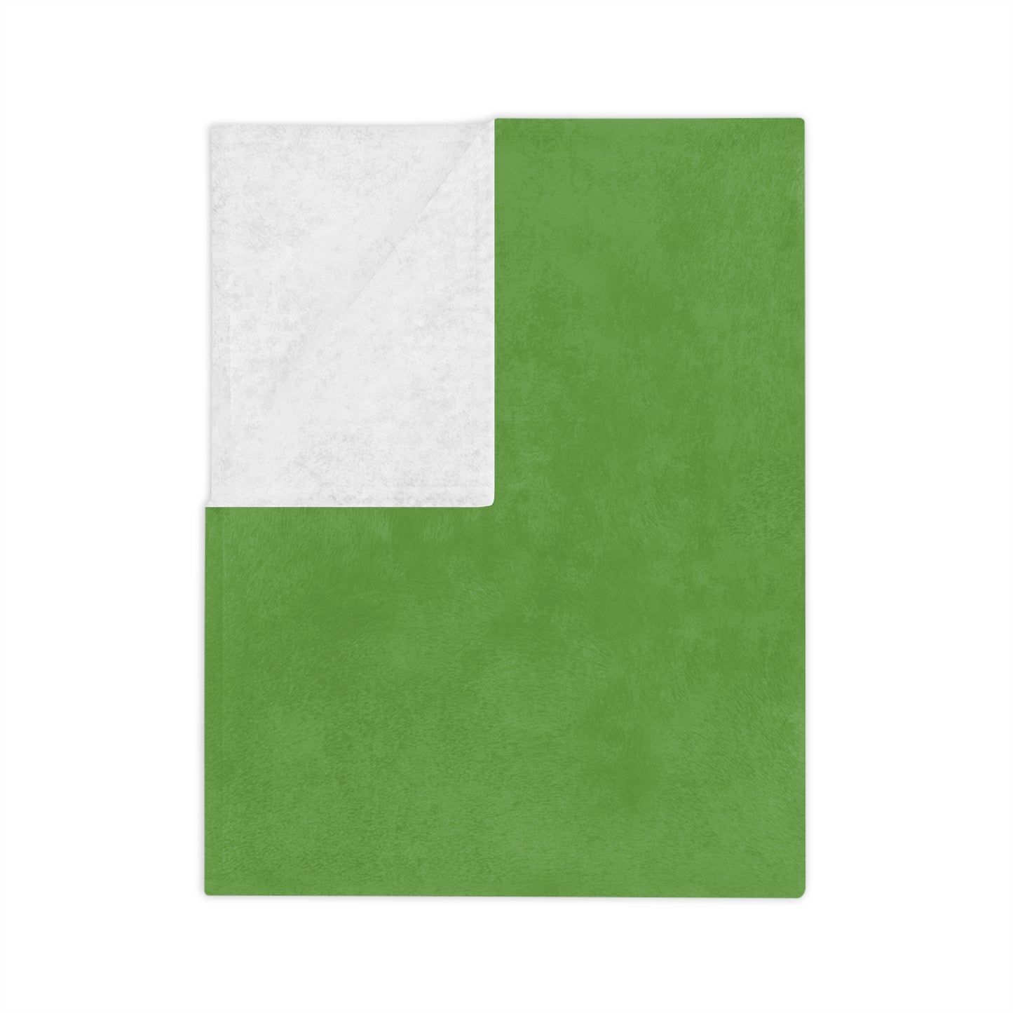 Velveteen Minky Blanket: Gaming Green