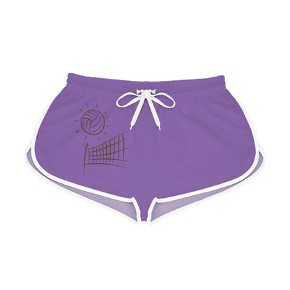 Women's Relaxed Shorts: Volleyball Lite Purple