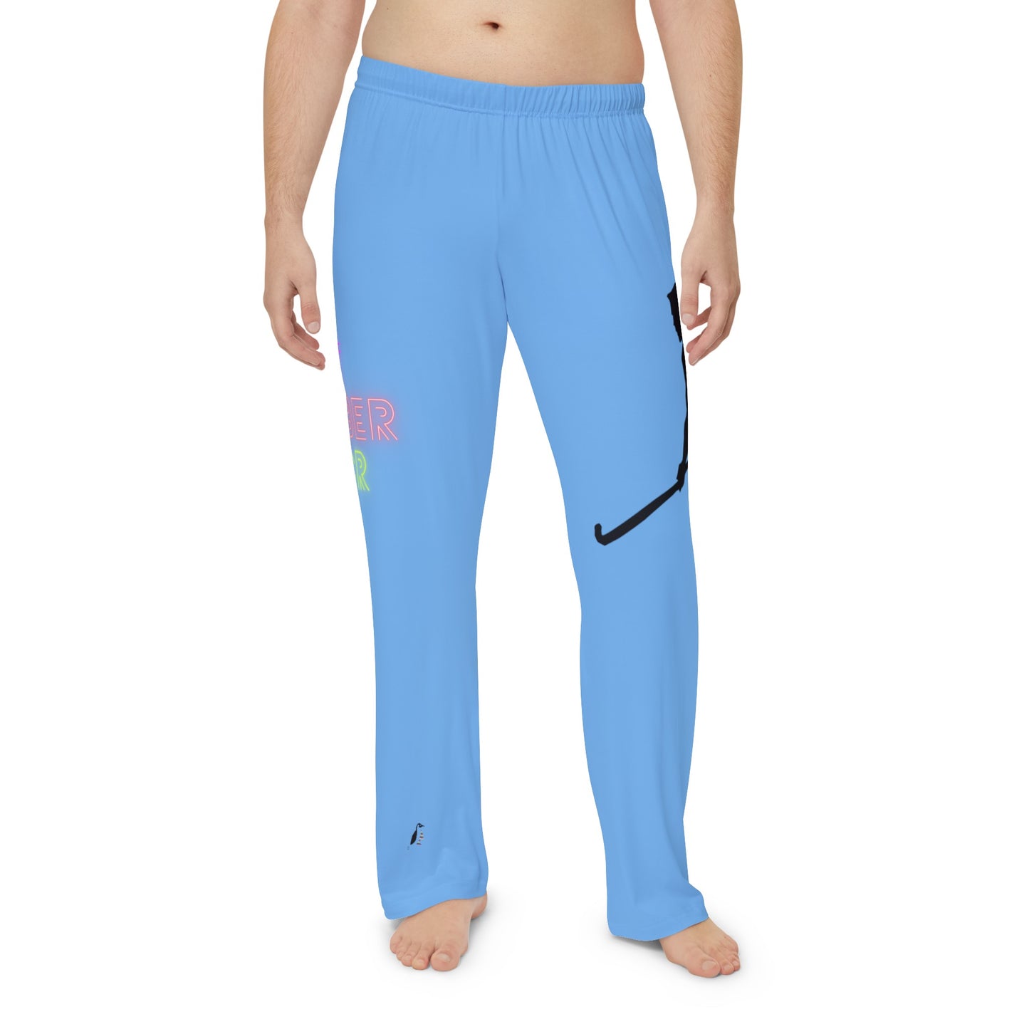 Men's Pajama Pants: Hockey Lite Blue