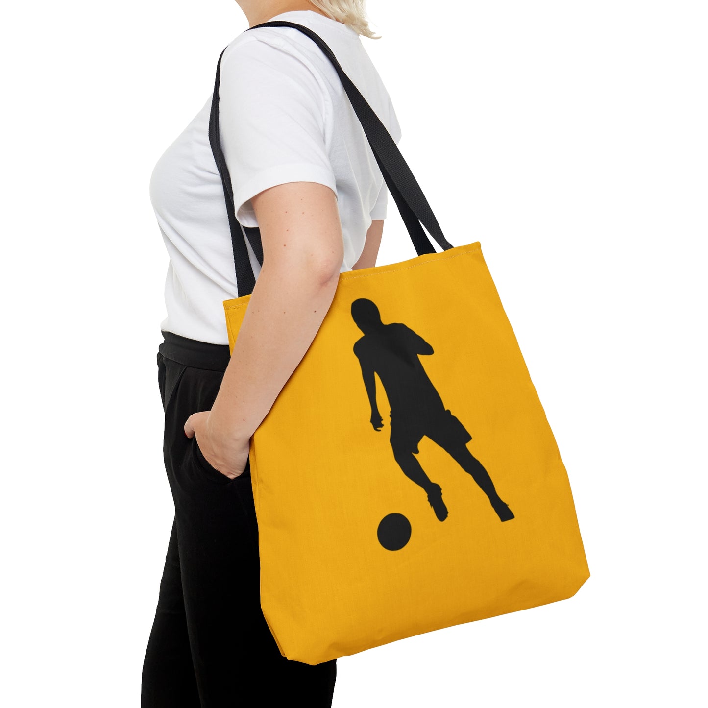 Tote Bag: Soccer Yellow