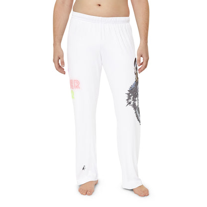 Panlalaking Pajama na Pantalon: Wolves White 