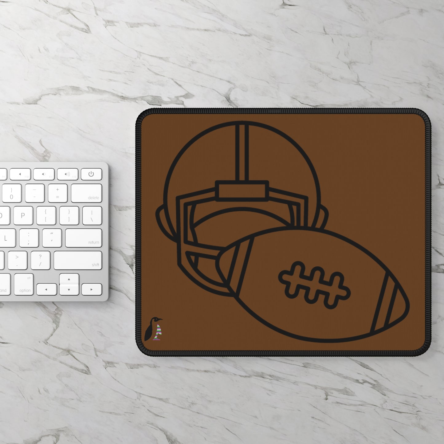 Gaming Mouse Pad: Football Brown