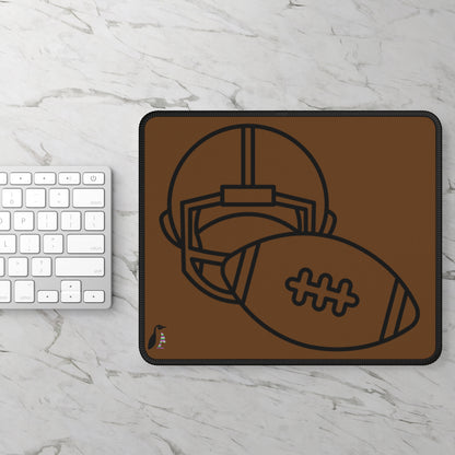 Gaming Mouse Pad: Football Brown