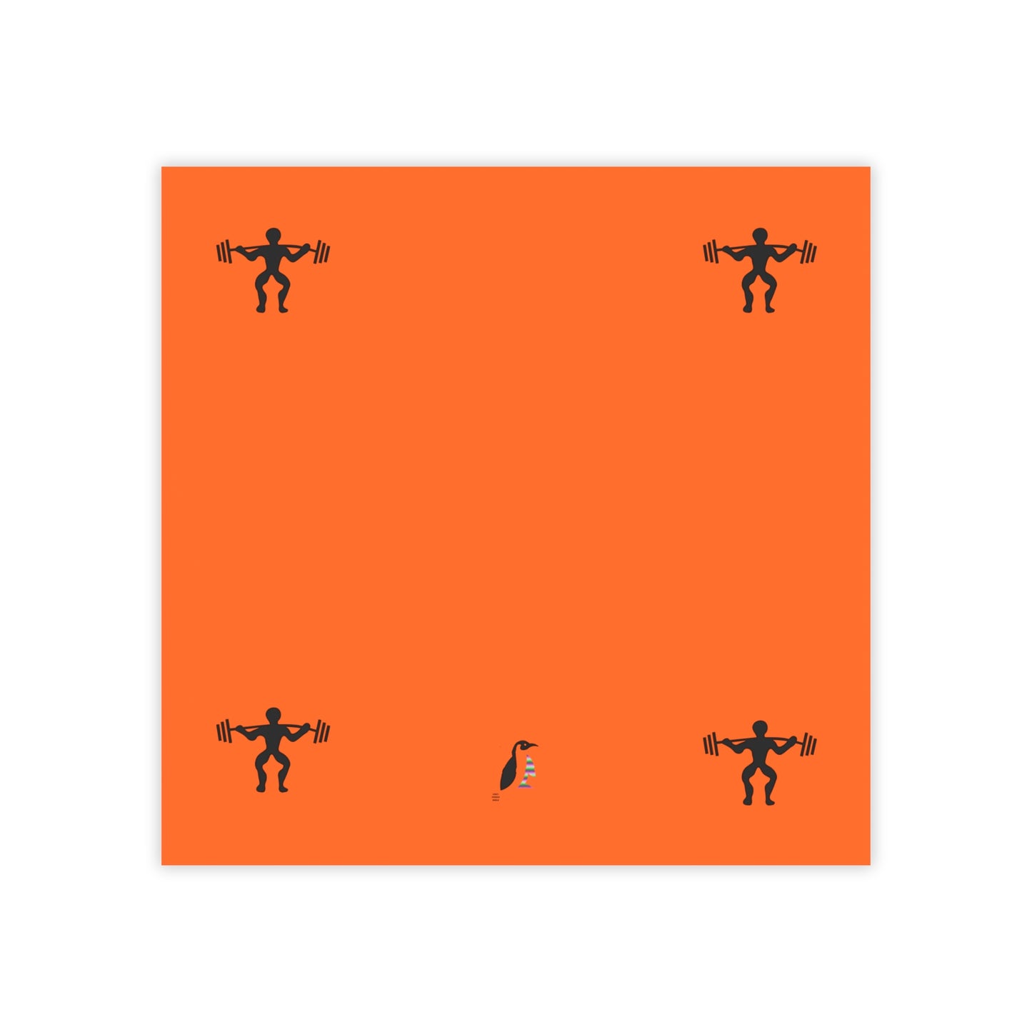 Post-it® Note Pads: Weightlifting Orange