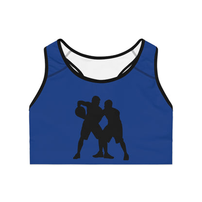 Sports Bra: Basketball Dark Blue