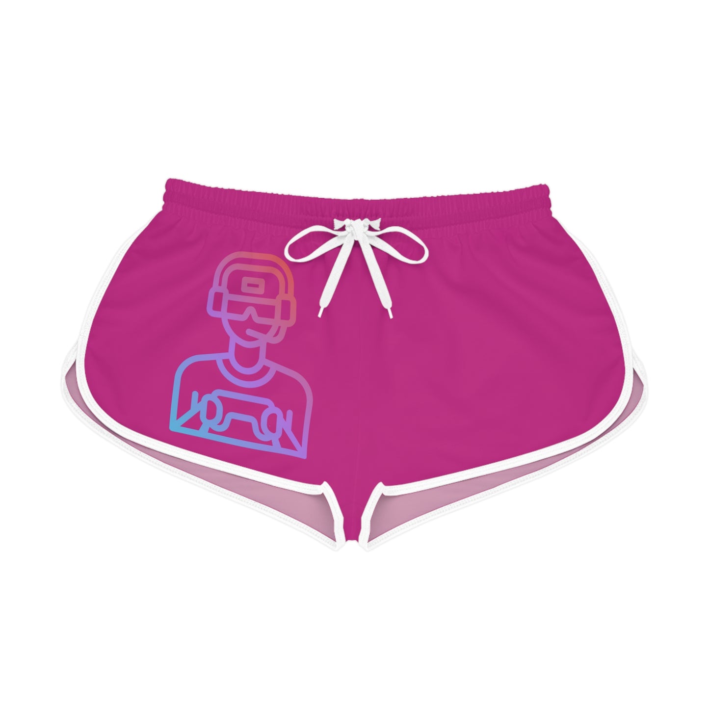 Women's Relaxed Shorts: Gaming Pink