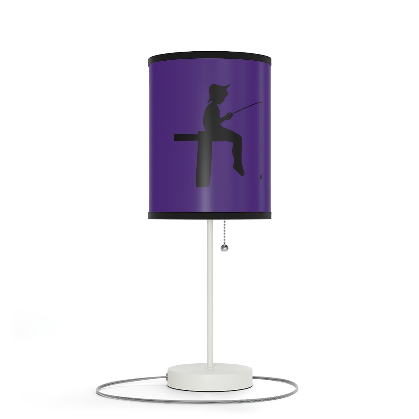 Lamp on a Stand, US|CA plug: Fishing Purple