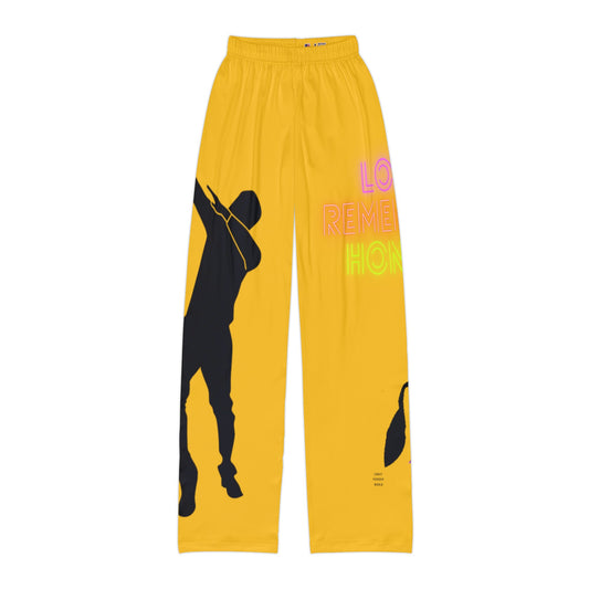 Kids Pajama Pants: Dance Yellow