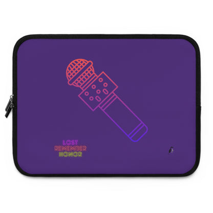 Laptop Sleeve: Music Purple