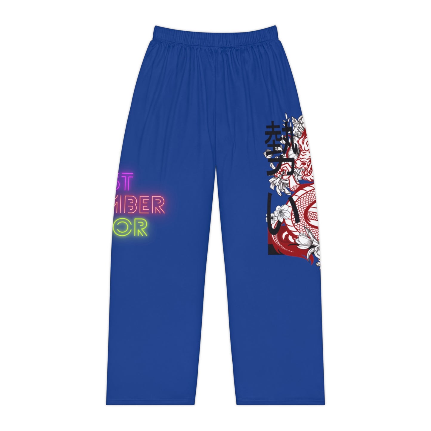 Women's Pajama Pants: Dragons Dark Blue