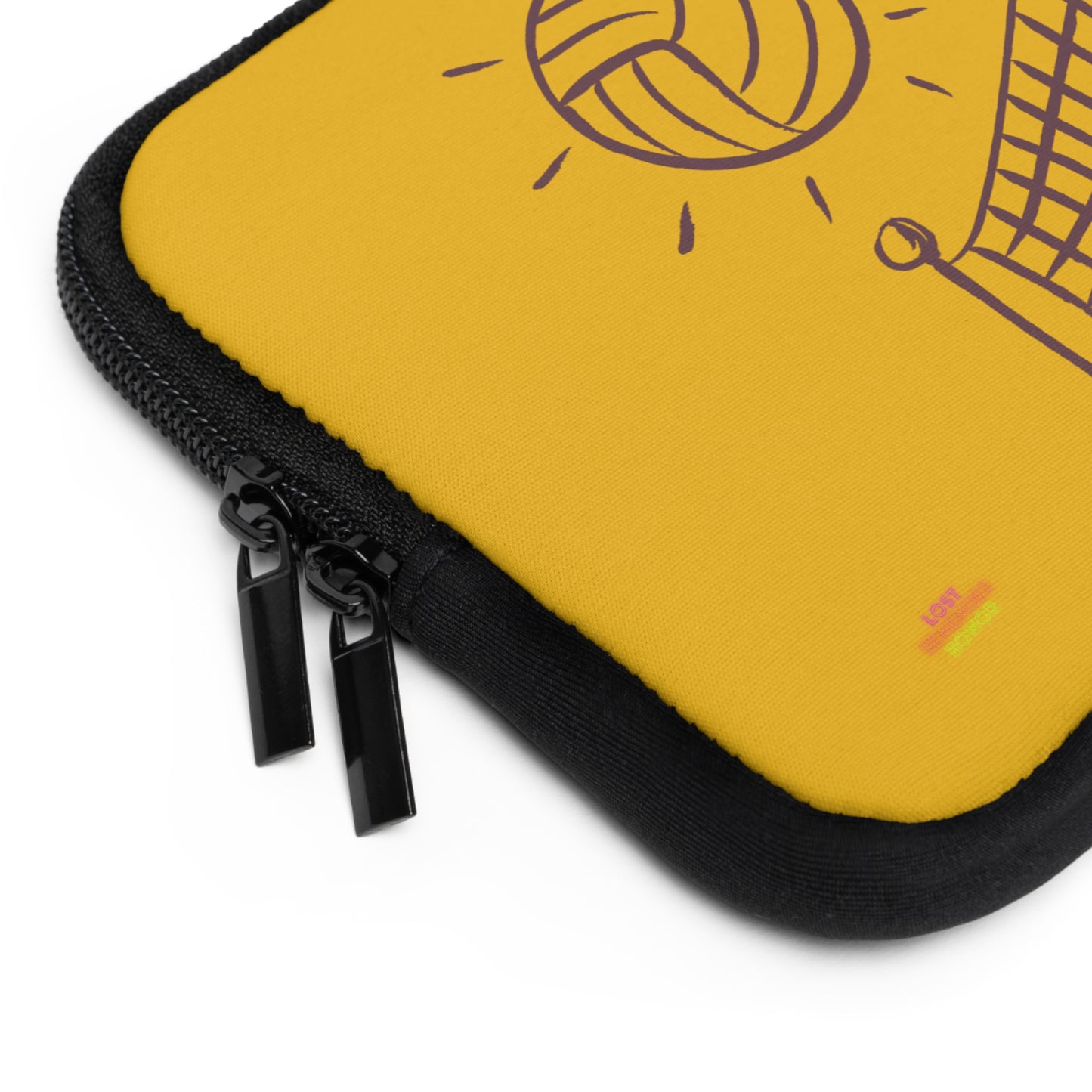 Laptop Sleeve: Volleyball Yellow