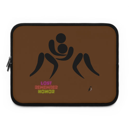 Laptop Sleeve: Wrestling Brown