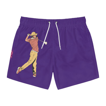 Swim Trunks: Golf Purple