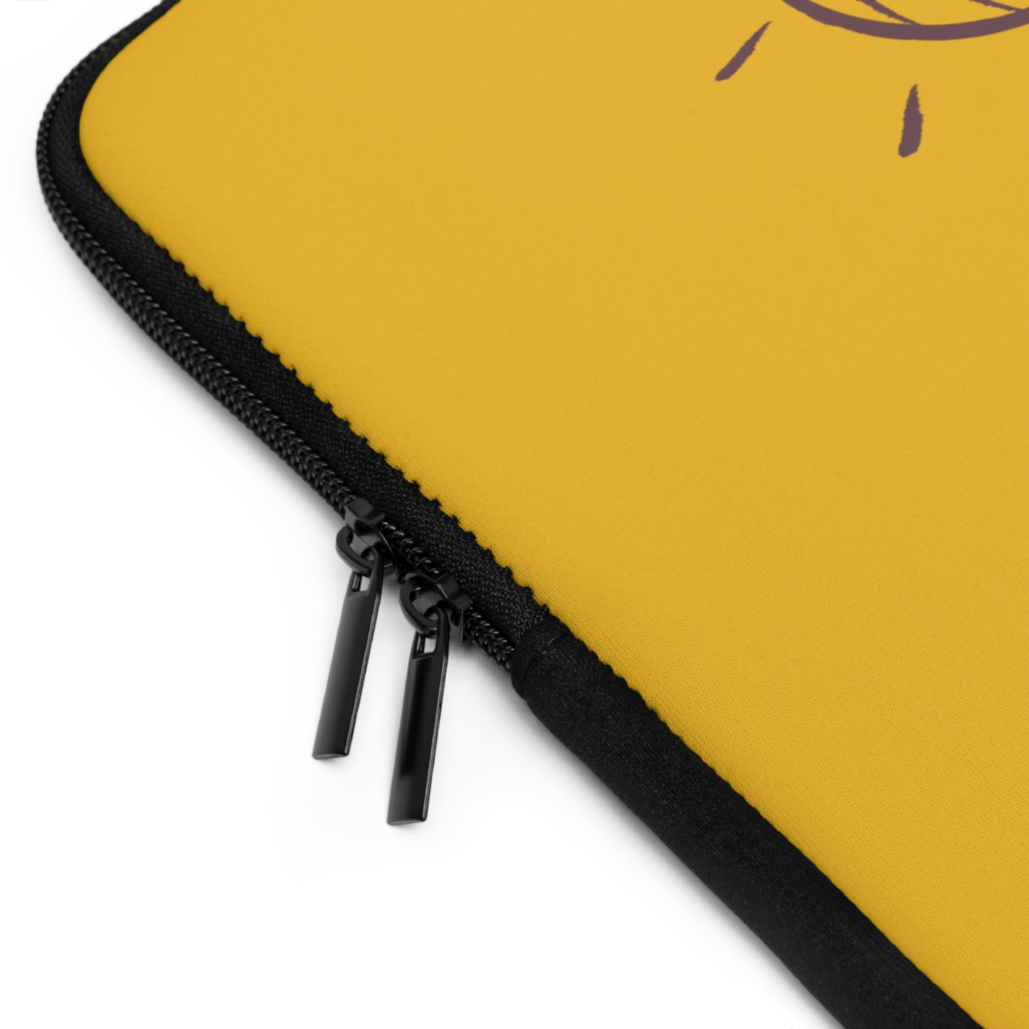 Laptop Sleeve: Volleyball Yellow