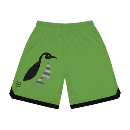 Basketball Rib Shorts: Lost Remember Honor Green