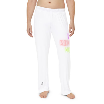 Men's Pajama Pants: Lost Remember Honor White