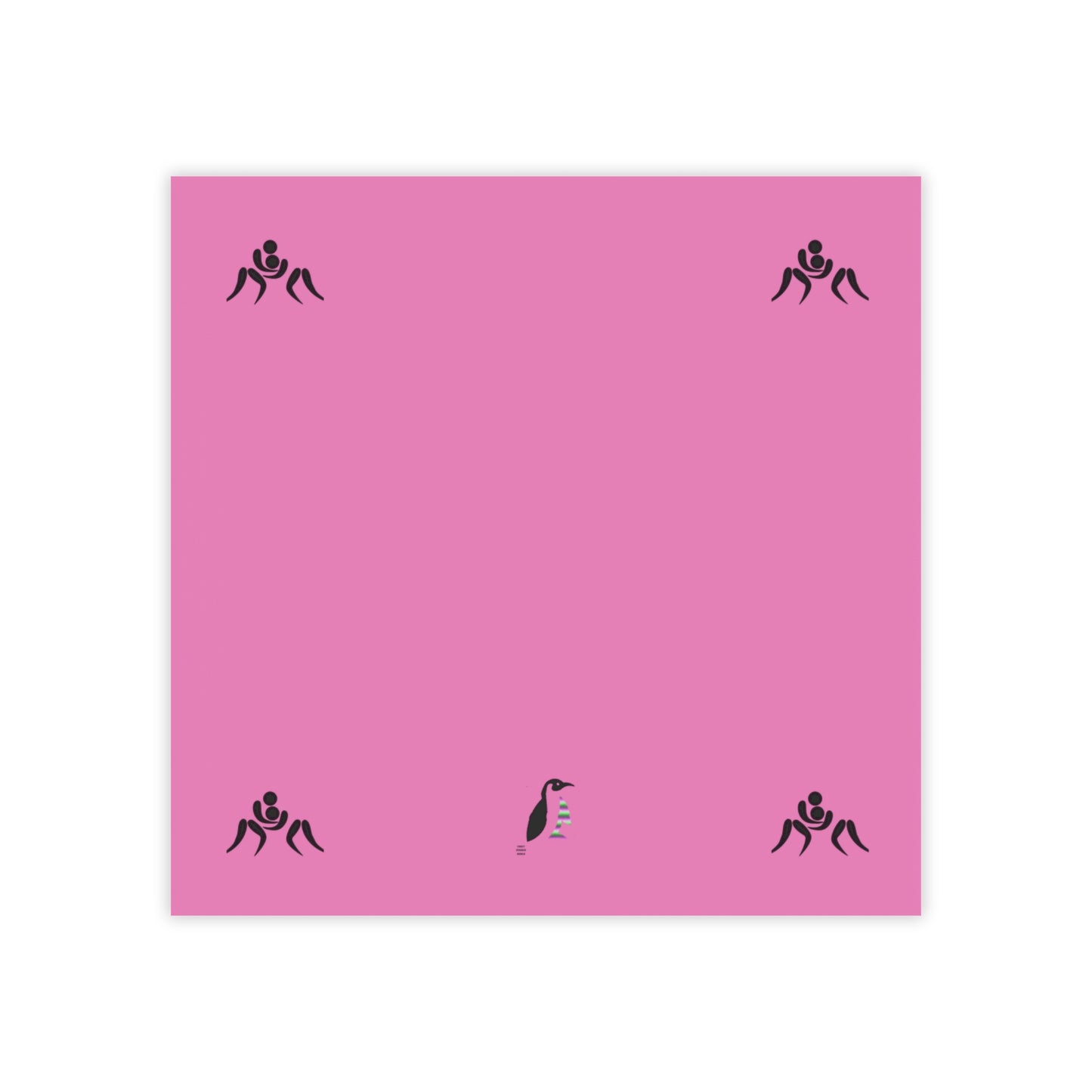 Post-it® Note Pads: Wrestling Lite Pink