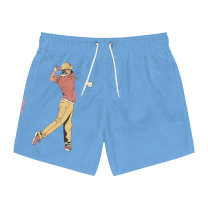 Swim Trunks: Golf Lite Blue