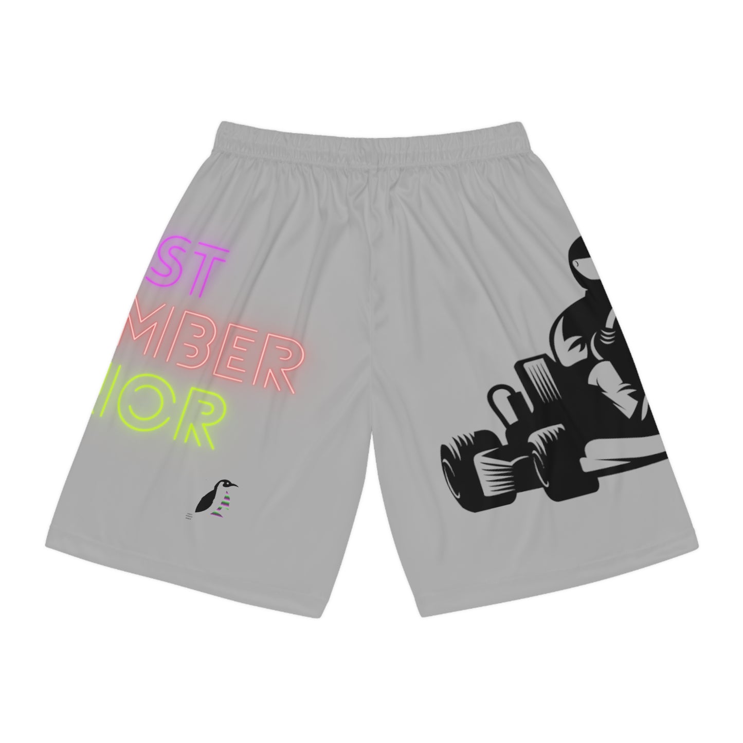 Basketball Shorts: Racing Lite Grey