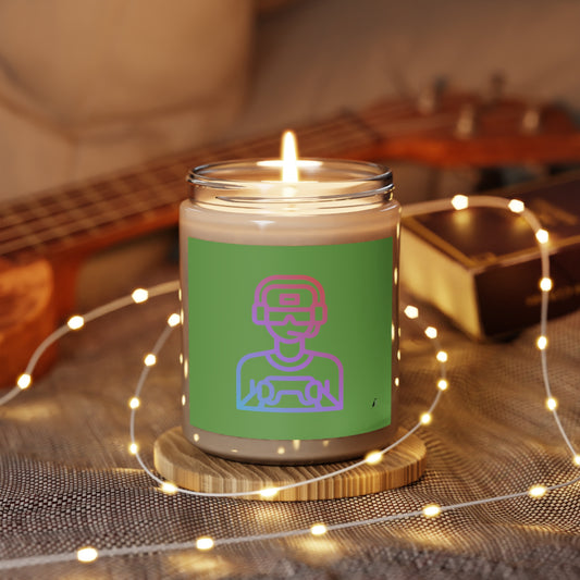 Scented Candle, 9oz: Gaming Green