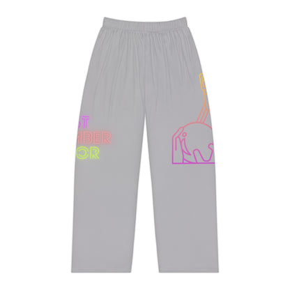 Women's Pajama Pants: Bowling Lite Grey